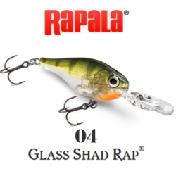 Rapala Glass Shad Rap GSR4