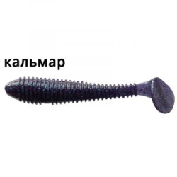 Силиконовая приманка Crazy Fish Vibro Fat 3.2" 73-80-99-6 кальмар цв. Grape