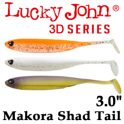 Lucky John 3D Series Makora Shad Tail 3.0"