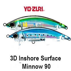 Yo-Zuri 3D Inshore Surface Minnow R1215