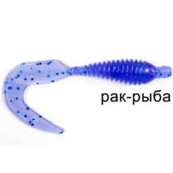 Силиконовая приманка Ojas Sorry Zander 34 Рак-рыба (color: #04, pcs: 7)