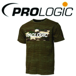 Prologic Bark Print T-Shirt Burnt Olive Green