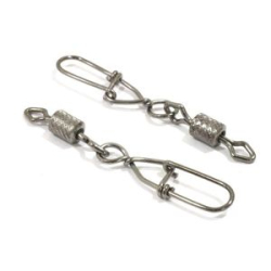 Вертлюг цилиндр с накаткой с застёжкой Danish№12х00 6кг. 10шт