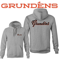 Grundens Displacement DWR Hoodie, Athletic Heather