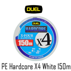 Duel PE Hardcore X4 White  150m