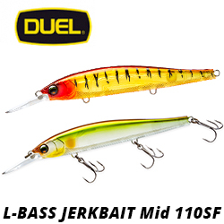 Duel L-Bass Jerkbait Mid 110SF F1239