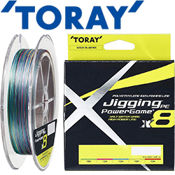 Toray Jigging Power Game X8 [5color] 300m