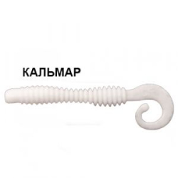 Силиконовая приманка Crazy Fish Active Slug 3" 30-70-59-6 кальмар цв. white (белый)