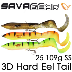 Savage Gear 3D Hard Eel Tail Bait 25 109g SS