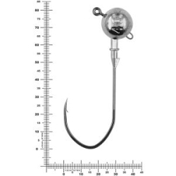 Призёр джиг-головка Stinger Eye Jig 40 гр, кр-к VD-074 №6/0, 3 шт/уп