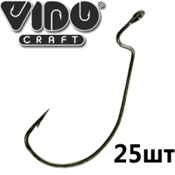 Vido Craft Wide Range Worm Big Eye VD-103 (BN) 25 шт