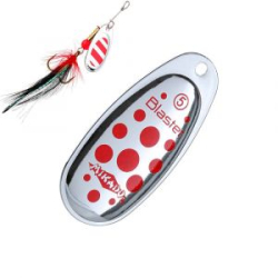 Блесна вращающаяся Mikado Blaster №4 - серебро/10