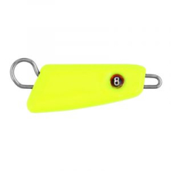 Мормыш Груз крашеный разборная чебурашка "ПРОХОДИМЕЦ" 8 гр., цвет 02- желтый флуо