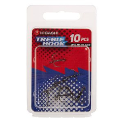 Тройник Higashi TH-1 Treble Hook NS Black #10