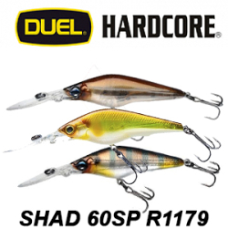 Duel Hardcore Shad 60SP R1179