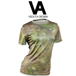 Veduta Air Reptile Skin Forest Camo Футболка женская