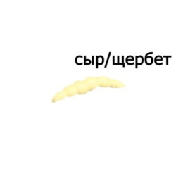 Мягкая приманка Trout Zone Brook 1,3" Сыр/Щербет белый