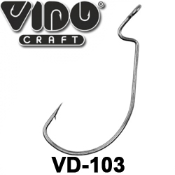 Vido Craft Wide Range Worm Big Eye VD-103 (BN) 10 шт