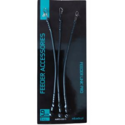 Поводок отводной Mikado для фидерного монтажа ( 9см, жёсткий, скользящий, с застёжкой) (AMR01-002-9)