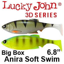 Lucky John 3D Series Anira Soft Swim 6,8" BIG BOX