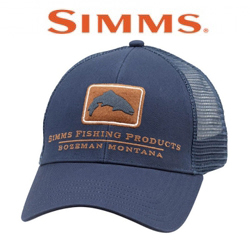 Simms Trout Icon Trucker Ink Blue