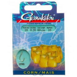 Крючок Gamakatsu BKG-2210G Corn 60cm №06 d0.25