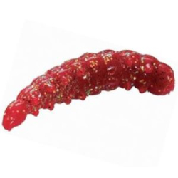 Приманка мягкая гусеница Berkley PowerBait Honey Worms EBPHWRDSC 2,5cm (55шт) Red Scales