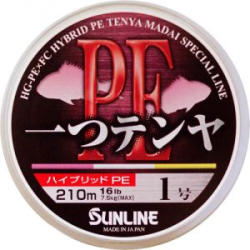 Шнур плетеный Sunline Hitotsu Tenya PE 210m #0.8