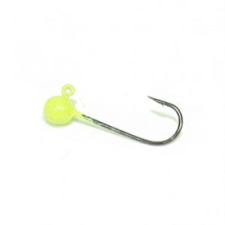Джиг-головка, крючок Maruto желтая 1,5гр, крючок №1