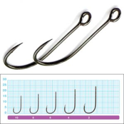 Одинарный крючок Owner 51580 (S-59) BC №8 9шт