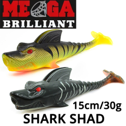 Mega Brilliant Shark Shad 15