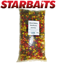 Starbaits Assorted Mixed Boilies 2.5кг