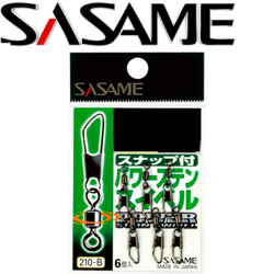 Sasame Power Snap Swivel с застежкой