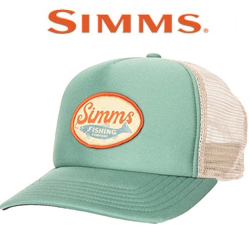 Simms Small Fit Throwback Trucker, Trout Wander