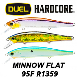 Duel Hardcore Minnow Flat 95 F R1359