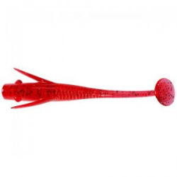 Имитация креветки Berkley Powerbait Shrug Minnow 1.5" цв. CherCandy/Red&Sil