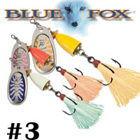 Blue Fox Vibrax Glow #3 (BFGVS3)