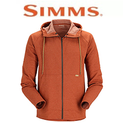 Simms Vermilion Full-Zip Hoody, Clay Heather