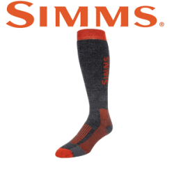 Simms Merino Thermal OTC Sock, Carbon