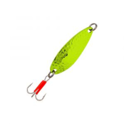 Блесна колеблющаяся Mikado Hammer №4/20гр./6.1см - салатовый/FLU