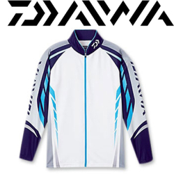 Daiwa Polo Long Sleeve Wicksensor Blue