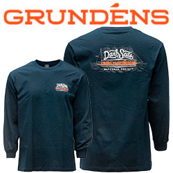 Grundens Dark Seas X Grundens Historic T-Shirt, Navy