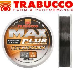 Trabucco Max Plus Specimen, Black Gloss 150m