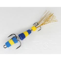 Приманка Мандула "Флажок" XXL Fish Модель 12 цв. СинеЖелтоСиний