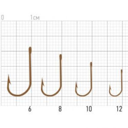 Крючки Cobra FEEDER сер. CF201 разм. 012 10шт.