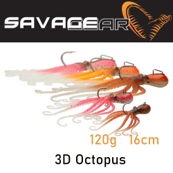 Savage Gear 3D Octopus 120g 16cm