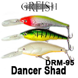 GRFish Dancer Shad DRM-95