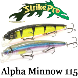 Strike Pro Alpha Minnow 115 (EG-033F)