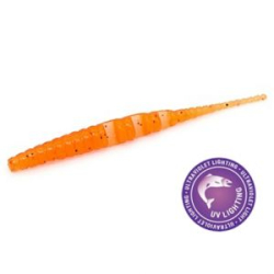 Силиконовая приманка Rampage WormStick 2" цв. #045 - Orange Seed UV*