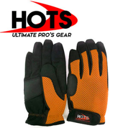 Hots Mesh Glove Power Grip Orange